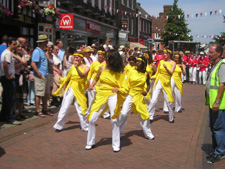 Oxum dancers lead the parade